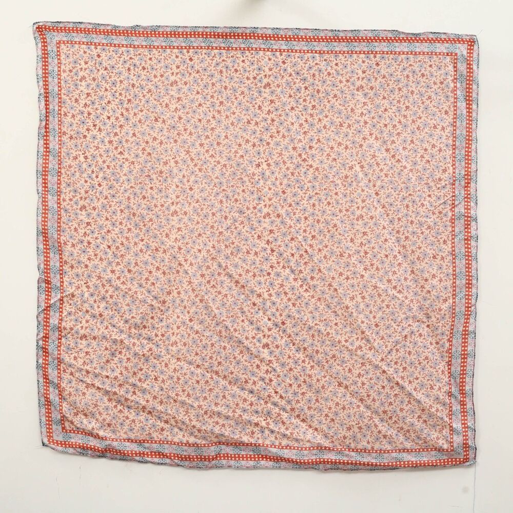 Free People So Silk Printed Bandana Scarf Tube Top Belt Paisley Wrap OS 291495